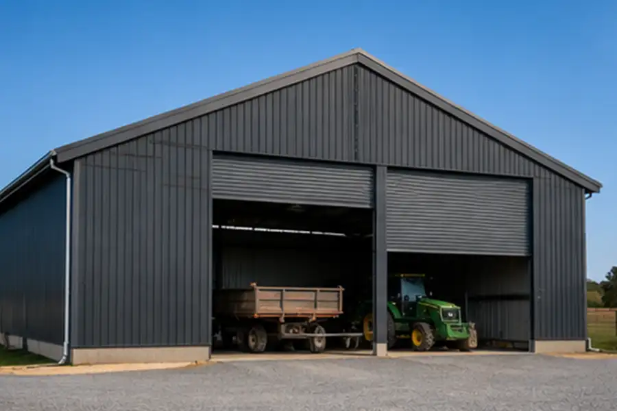 agricultural buildings and stores